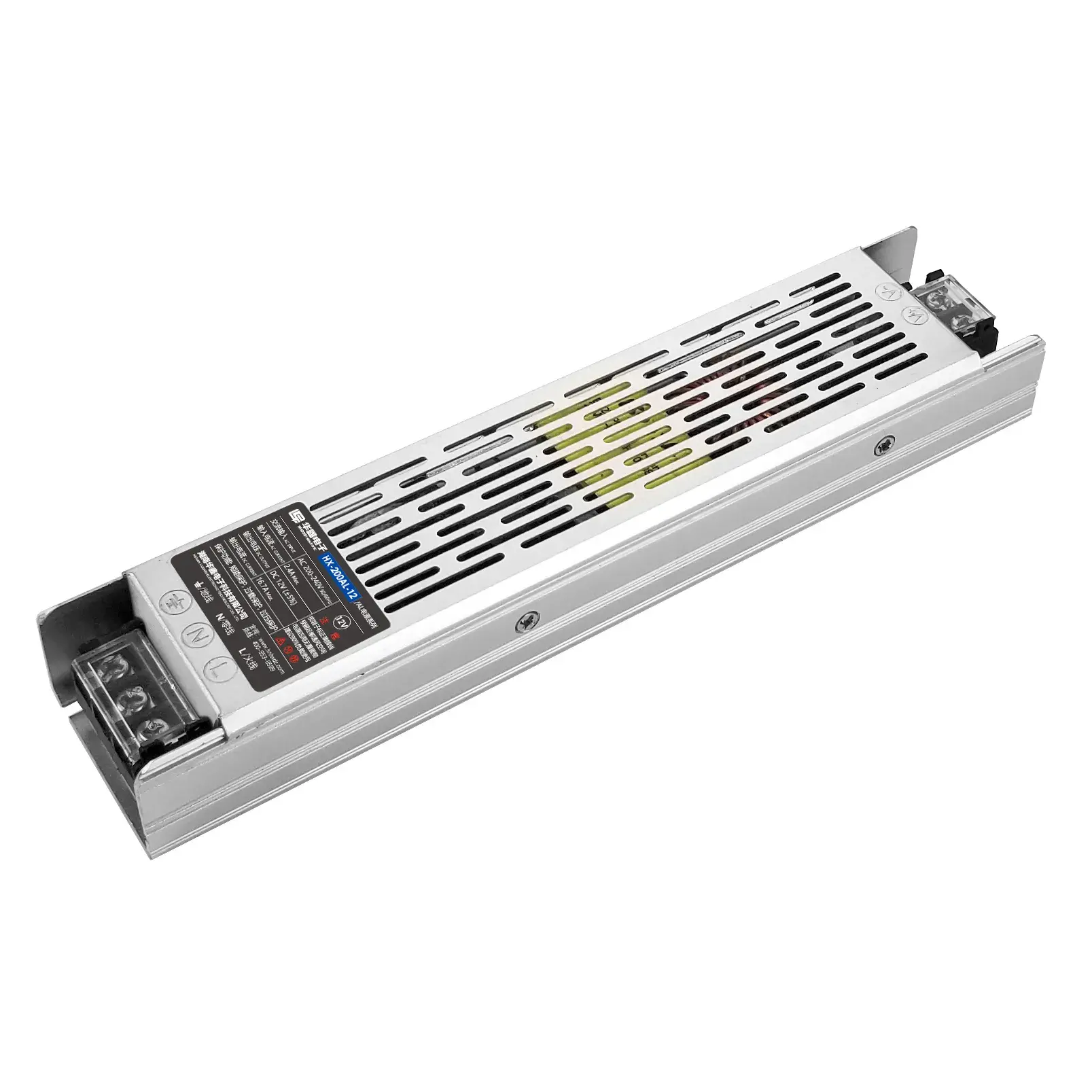 dc16.6A 200w Slim Power Supply Driver LED sem ruído